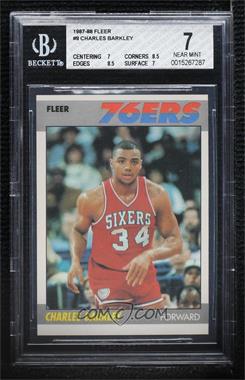 1987-88 Fleer - [Base] #9 - Charles Barkley [BGS 7 NEAR MINT]