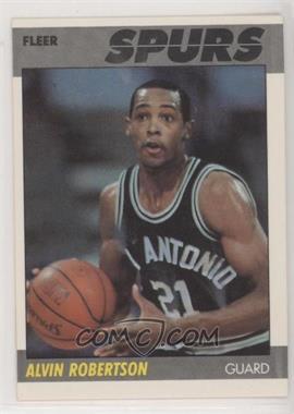 1987-88 Fleer - [Base] #93 - Alvin Robertson [EX to NM]