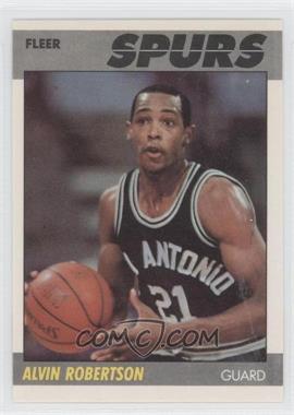 1987-88 Fleer - [Base] #93 - Alvin Robertson