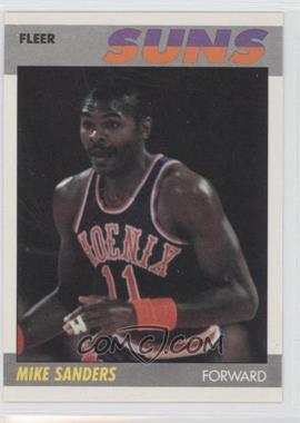 1987-88 Fleer - [Base] #96 - Mike Sanders