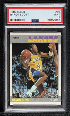 1987-88 Fleer - [Base] #98 - Byron Scott [PSA 9 MINT]