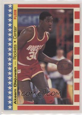 1987-88 Fleer - Stickers #3 - Hakeem Olajuwon