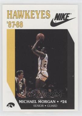 1987-88 Nike University of Iowa - [Base] #24 - Michael Morgan