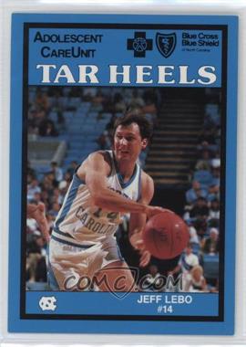 1988-89 Adolescent CareUnit North Carolina Tar Heels - [Base] #_JELE - Jeff Lebo
