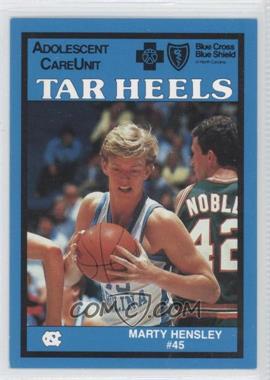 1988-89 Adolescent CareUnit North Carolina Tar Heels - [Base] #_MAHE - Marty Hensley