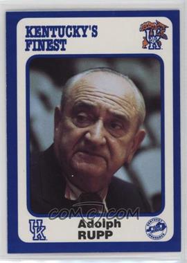 1988-89 Collegiate Collection Kentucky Wildcats Kentucky's Finest - [Base] #213 - Adolph Rupp