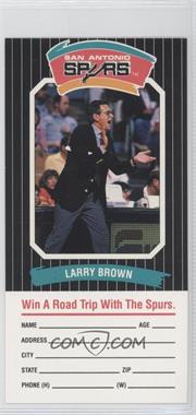 1988-89 Diamond Shamrock San Antonio Spurs - [Base] #_LABR - Larry Brown