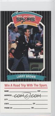 1988-89 Diamond Shamrock San Antonio Spurs - [Base] #_LABR - Larry Brown