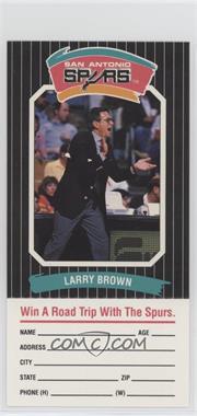 1988-89 Diamond Shamrock San Antonio Spurs - [Base] #_LABR - Larry Brown
