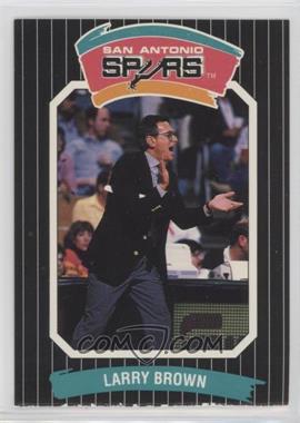 1988-89 Diamond Shamrock San Antonio Spurs Police - [Base] #_LABR - Larry Brown [EX to NM]