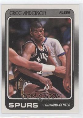 1988-89 Fleer - [Base] #101 - Greg Anderson