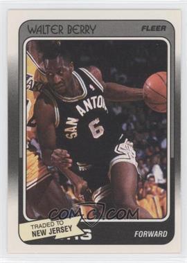 1988-89 Fleer - [Base] #102 - Walter Berry