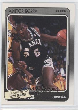 1988-89 Fleer - [Base] #102 - Walter Berry