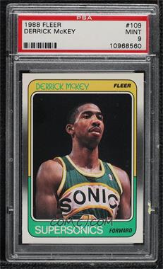 1988-89 Fleer - [Base] #109 - Derrick McKey [PSA 9 MINT]