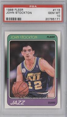 1988-89 Fleer - [Base] #115 - John Stockton [PSA 10 GEM MT]