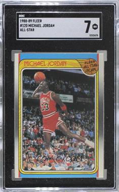 1988-89 Fleer - [Base] #120 - All-Star - Michael Jordan [SGC 7 NM]
