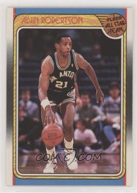 1988-89 Fleer - [Base] #128 - All-Star - Alvin Robertson