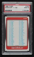 Checklist [PSA 9 MINT]