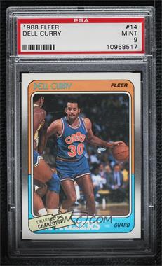 1988-89 Fleer - [Base] #14 - Dell Curry [PSA 9 MINT]