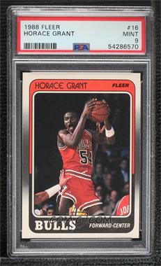 1988-89 Fleer - [Base] #16 - Horace Grant [PSA 9 MINT]