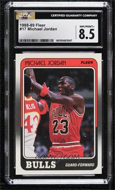 1988-89 Fleer - [Base] #17 - Michael Jordan [CGC 8.5 NM/Mint+]