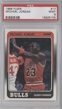 1988-89 Fleer - [Base] #17 - Michael Jordan [PSA 9 MINT]