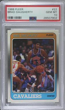 1988-89 Fleer - [Base] #22 - Brad Daugherty [PSA 10 GEM MT]