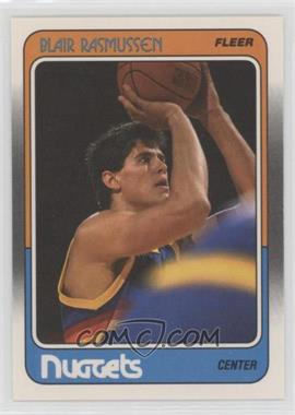 1988-89 Fleer - [Base] #36 - Blair Rasmussen