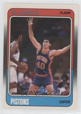 1988-89 Fleer - [Base] #42 - Bill Laimbeer