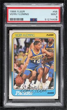 1988-89 Fleer - [Base] #55 - Vern Fleming [PSA 9 MINT]