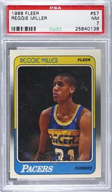 1988-89 Fleer - [Base] #57 - Reggie Miller [PSA 7 NM]