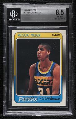 1988-89 Fleer - [Base] #57 - Reggie Miller [BGS 8.5 NM‑MT+]