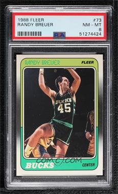 1988-89 Fleer - [Base] #73 - Randy Breuer [PSA 8 NM‑MT]