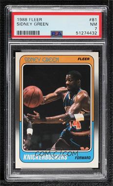 1988-89 Fleer - [Base] #81 - Sidney Green [PSA 7 NM]