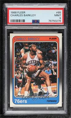 1988-89 Fleer - [Base] #85 - Charles Barkley [PSA 9 MINT]