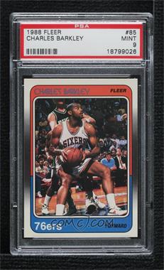 1988-89 Fleer - [Base] #85 - Charles Barkley [PSA 9 MINT]