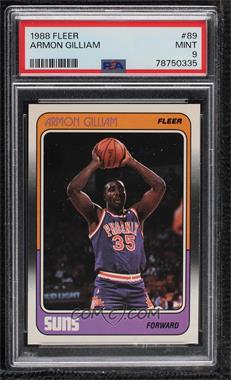 1988-89 Fleer - [Base] #89 - Armon Gilliam [PSA 9 MINT]