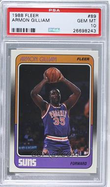 1988-89 Fleer - [Base] #89 - Armon Gilliam [PSA 10 GEM MT]