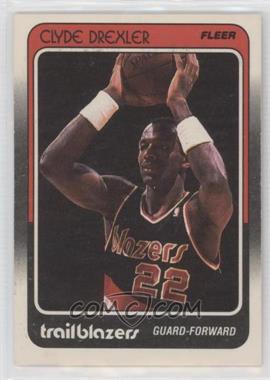 1988-89 Fleer - [Base] #92 - Clyde Drexler [EX to NM]