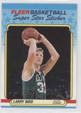 1988-89 Fleer Super Star Sticker - [Base] #2 - Larry Bird
