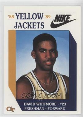 1988-89 Nike Georgia Tech Yellow Jackets - [Base] #23 - David Whitmore
