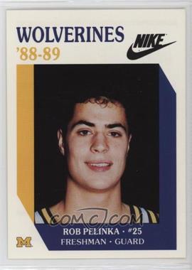 1988-89 Nike Michigan Wolverines - [Base] #25 - Rob Pelinka