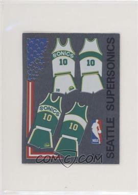 1988-89 Panini Stickers Spanish - [Base] #252 - Seattle SuperSonics Team