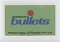 Washington Bullets Team