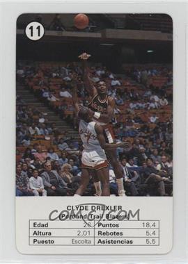 1988 Fournier Estrellas - [Base] #11 - Clyde Drexler