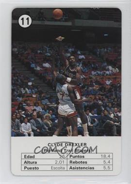 1988 Fournier Estrellas - [Base] #11 - Clyde Drexler