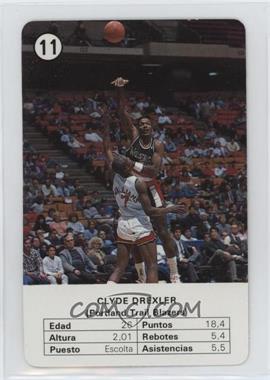 1988 Fournier Estrellas - [Base] #11 - Clyde Drexler