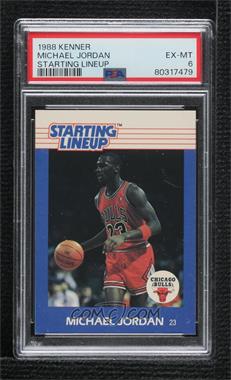 1988 Kenner Starting Lineup Cards - [Base] #_MIJO - Michael Jordan [PSA 6 EX‑MT]