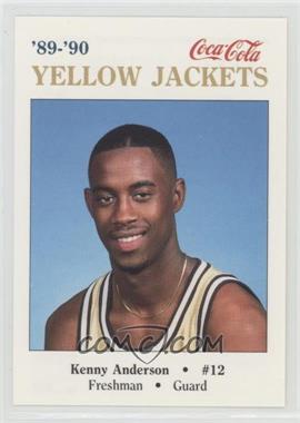 1989-90 Coca-Cola Georgia Tech Yellow Jackets Police - [Base] #12.3 - Kenny Anderson (Portrait)