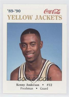 1989-90 Coca-Cola Georgia Tech Yellow Jackets Police - [Base] #12.3 - Kenny Anderson (Portrait)